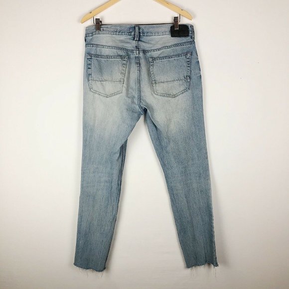Mens Pacsun Faded Distressed Skinny Jeans - Picture 2 of 10